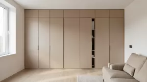 zabudowana szafa w salonie